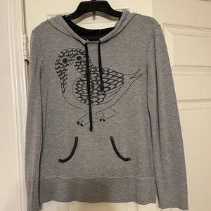 EUC Owl Pullover Hoodie - Gray - Medium
